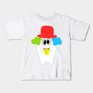 happy clown ghost with hat Kids T-Shirt